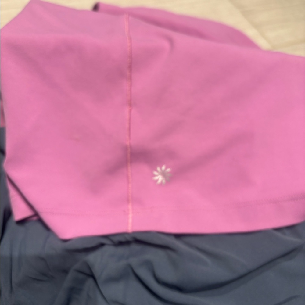 Athleta Transcend athletic dress Built in shorts w/ pockets & bra size Large EUC - Picture 5 of 6